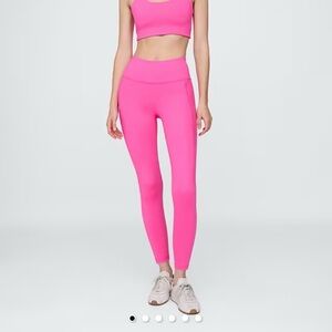GapFit High Rise Power 7/8 Leggings Pink Activewear leggings